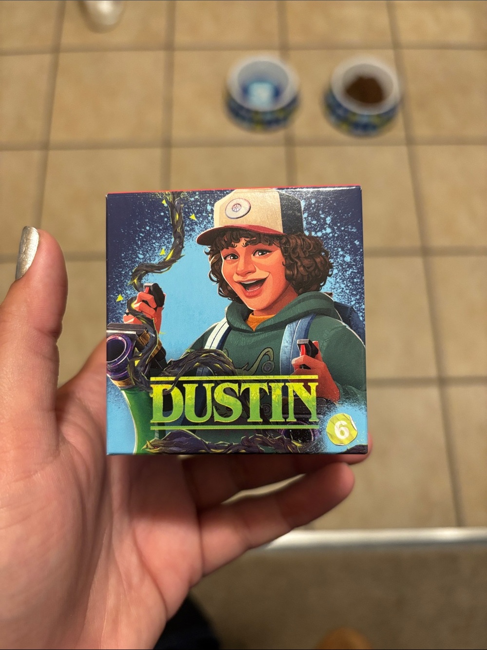 McDonald's Kids Toy Dustin Figure Boxed - Green, Blue, Beige, Black, Yellow
